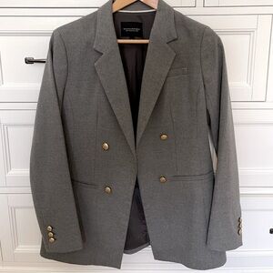 Banana Republic Boyfriend Blazer in Gray